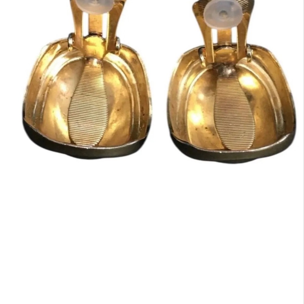 Vintage Christian Dior Vintage Earrings
 Gold Plated Authentic— read description - Picture 5 of 7